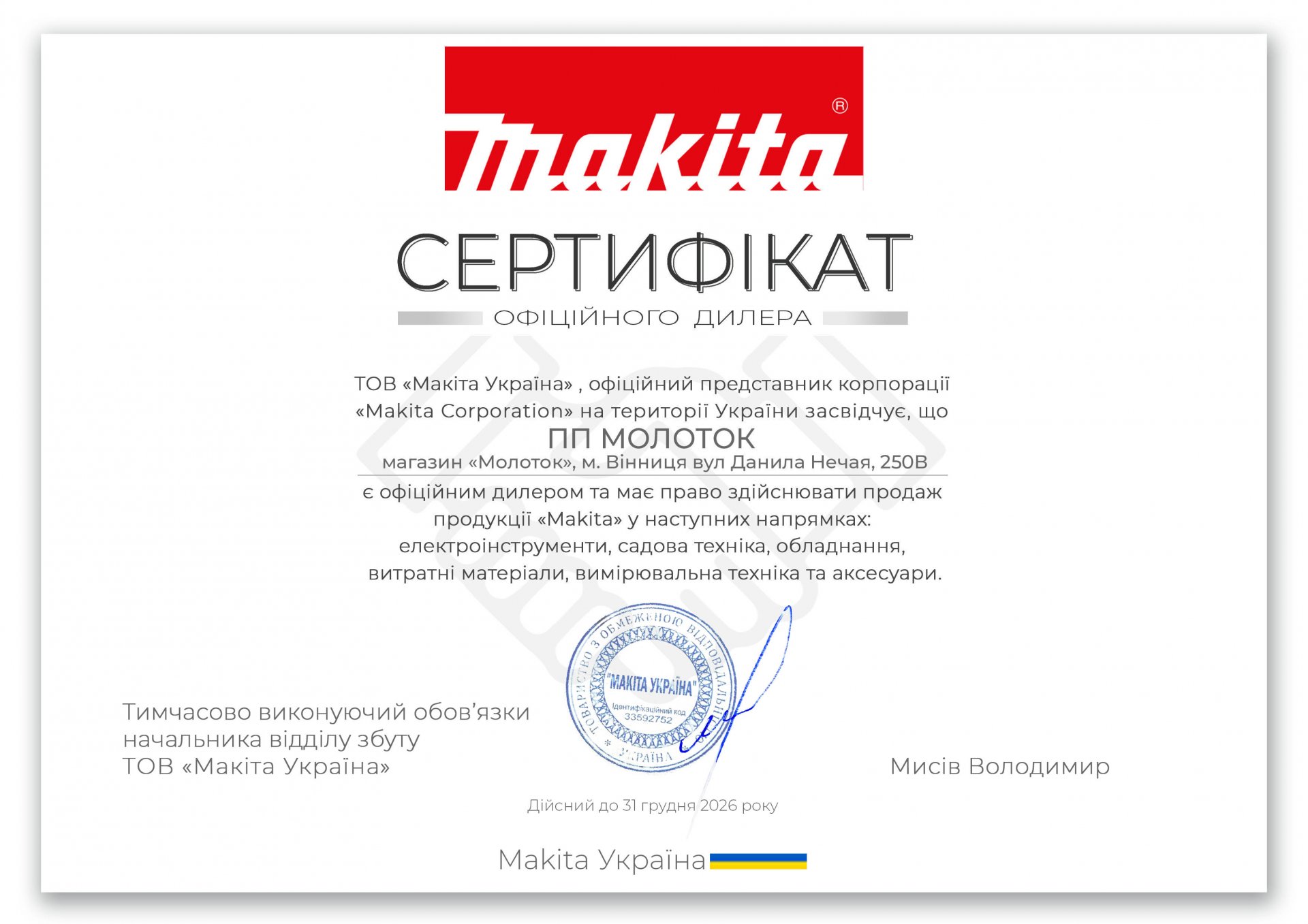 Макіта 2026